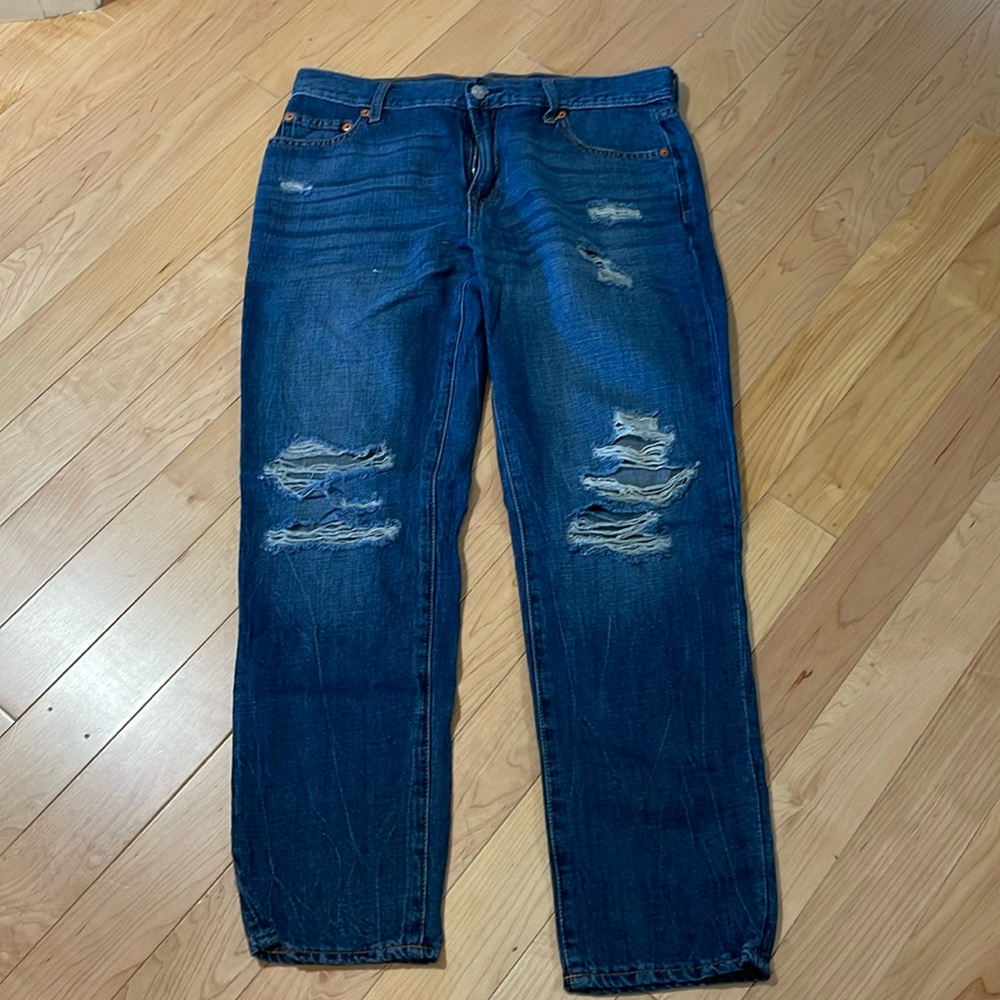 Boyfriend Blue Jeans